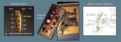 Schematics and photo of the actual switch.